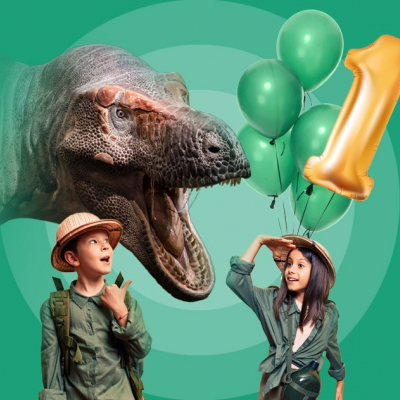 Celebrate your birthday with dinosaurs